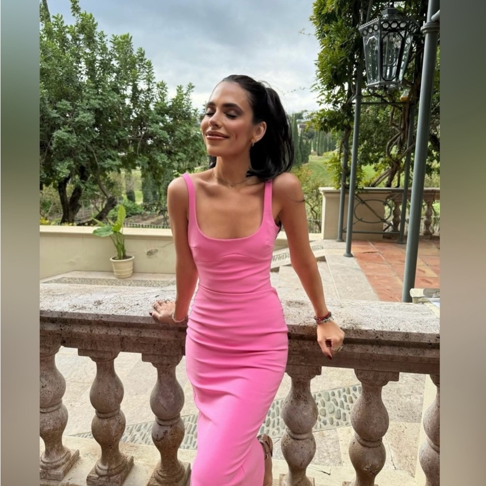 Zara Pink Midi/Maxi Dress - Picture 2 of 6